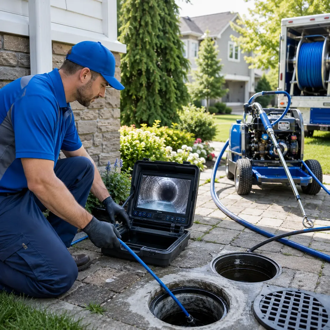 Outdoor drain cleaning professionals serving Jamaica, VT